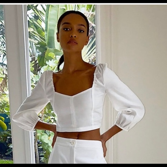 Aritzia Babaton Hadwyn Blouse Sz M - Picture 1 of 8